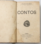 Livro: `CONTOS`, de Fialho d`Almeida. Lisboa: Livraria Clássica Editora de A.M. Teixeira, 1912; 373p. Enc.