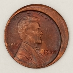 Numismática, EUA. Moeda One Cent Dollar Lincoln 1922. Anomalia, para oportunidade.