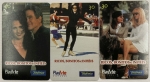 Série completa com 3 cartões telefônicos Picos Bonitos e Infiéis, ano 2001, Telefônica, raro.
