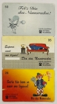 Série completa com 3 cartões telefônicos Dia dos Namorados, ano 1997, Sistema Telebrás, raro.