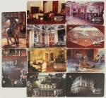 Série completa com 10 cartões telefônicos Museu da República RJ, ano 1996, Sistema Telebrás, raríssimo.