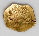 Numismática, Bizantina. Moeda de ouro. 3,0g.