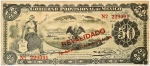 Numismática, México. Cédula de 50 Pesos 1914 P-S707e