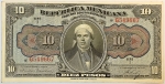 Numismática, México. Cédula de 10 Pesos 1915 P-S686a