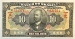 Numismática, Brasil. Cédula de 10 Mil Réis 1930 P-115 / R-204b