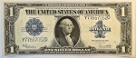 Numismática, Estados Unidos. Cédula de 1 Silver Dólar 1923 P-342(1)