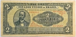 Numismática, Brasil. Cédula de 2 Mil Réis 1921 P-16 / R-087 MBC