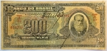 Numismática, Brasil. Cédula de 200 Mil Réis 1923 P-121 / R-200