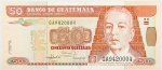 Numismática, Guatemala. Cédula de 50 Quetzal P-84 FE