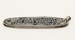Colecionismo - Lindo canivete comemorativo aos 50 Anos da Cervejaria Brahma - 1904/1954 - 1 lâmina aço Inox + abridor de garrafas - tamanho total aberto 17cm