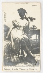 Colecionismo - ` Raríssima` - Figurinha de Cigarro - Collecção Trianita - Num. 65 - `Exijam as melhores marcas de cigarros - Triana - Linda Triana e Trianita  - 7,5 x 4 cm - Bem Conservada