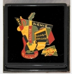 Colecionismo - Embalagem Pin Set - Comemorativa aos 30 Anos do Hard Rock Café - Ano 2001 - Todos os restaurantes americanos tinham este set - Este em particular é de um dos restaurantes mais emblemáticos - Indianapolis - USA
