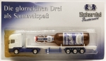 Modelismo. Magnífico exemplar de caminhão. Origem alemã. Grande riqueza de detalhes promocionais, não se encontram à venda, tornando-se assim muito raros com alta procura no Brasil e cotação elevada internacionalmente. Escala 1:87. H.O. Oportunidade.
