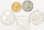 Numismática. Atenção: lote com peça e/ou peças vendida em leilão de 2025, não paga. Vamos apregoar com valor livre independente da avaliação anterior. Aconselhamos análise apurada. Não será descrita. Vale a foto. Legítima Galinha morta.