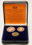 Numismática, Holanda. Estojo 1980.