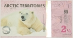 Numismática, Territórios Árticos. 2 1/2 Dollars. Fantasia.