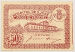 Numismática, Portugal. 50 Centavos. Flor de estampa.