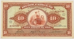 Numismática, Peru. 10 Soles de Oro 1965.