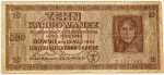 Numismática, Ucrânia. Sob ocupação alemã 1942. Rara.