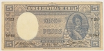 Numismática, Chile. 5 Pesos 1937.