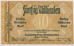Numismática, Alemanha. Rara. 50 Bilhões 1923.