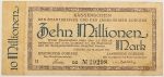 Numismática, Alemanha. 10 Milhões 1923.