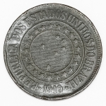 Numismática, Brasil. 40 Réis. Bronze. 1910.