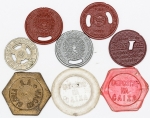 Numismática, Brasil. Lote com 8 peças. Pertenceram a Vinicius.