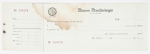 Cheque. Antiga peça financeira com crescente procura no mercado numismático e por colecionadores em geral. Raríssimo. (Com manchas).
