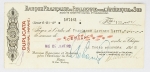 Documento bancário. Rio de Janeiro 1928. Estampilhado.