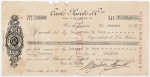 Documento bancário centenário. Rio de Janeiro 1925.