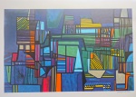 Roberto Burle Marx, Composição, gravura, tiragem PI 6/10, Edição Póstuma, 66x96cm, sem moldura