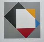 Antonio Peticov, Double Square B, gravura, PA, 50x50cm, sem moldura