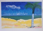 Aldemir Martins, Coqueiro, gravura, tiragem 82/100, 50x70cm, Edição Póstuma, sem moldura