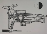 Aldemir Martins, Cangaceiro, gravura, tiragem 41/100, Edição Póstuma, 36x50cm, sem moldura