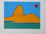 Carlos Furtado, Pão de Açúcar, gravura, tiragem 35/50, 26x35cm, sem moldura