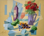 Henri Carriéres, Natureza Morta, óleo sobre tela, 50x60cm, sem moldura
