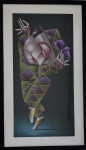 Lima Júnior, Arlequim, gravura, tiragem 96/180, 70x40cm, sem moldura