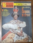Revista Manchete Nº 619 (29 de Fevereiro de 1964) - Especial de Carnaval / Isabel Valença - Um exemplar icônico para colecionadores da memória do Carnaval carioca, da história do samba e do design editorial dos anos 60. Capa: Encarte e cores muito bem preservados na capa principal. Apresenta marcas do tempo e as anotações à caneta de controle/arquivo no canto superior direito (abaixo e ao lado do logotipo).Estrutura: Margens bem alinhadas, miolo íntegro e lombada firme.