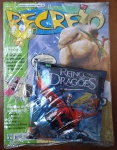 Revista Recreio Nº 632 (2012) Lacrada com Brinde Reino dos Dragões / Rara -  Excepcional e raro exemplar da Revista Recreio, edição número 632, publicada pela Editora Abril em 19 de abril de 2012. O grande diferencial deste lote para colecionadores é que a revista encontra-se totalmente lacrada no plástico original de fábrica, preservando o seu brinde exclusivo intacto e nunca aberto.