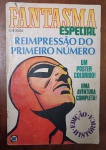 Gibi Fantasma Especial: Reimpressão do Primeiro Número - Edição Histórica (RGE) - Raríssimo exemplar do gibi Fantasma Especial, publicado pela lendária RGE (Rio Gráfica Editora). Esta é uma cobiçada Edição Histórica que traz a reimpressão fac-símile integral do lendário primeiro número do herói no Brasil, permitindo aos colecionadores e saudosistas reviverem as origens do "Espírito que Anda", criado por Lee Falk. Um item essencial para colecionadores de quadrinhos clássicos e da Era de Ouro das HQs nacionais.