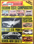 Revista Quatro Rodas Nº 180 (Julho 1975)  Teste Comparativo Peruas: Belina, Brasília, Variant e Caravan  Esta edição celebra o aniversário da editora (selo "Abril 25 Anos" na capa) e traz um dos comparativos mais famosos e disputados do mercado automobilístico da década de 1970.
