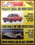 Revista Quatro Rodas Nº 164 (Março 1974)  Raro Teste MP Lafer, Projeto Targa Volks e Gurgel Xavante  Esta edição é um verdadeiro documento histórico para os entusiastas de carros fora-de-série e projetos conceituais que marcaram a criativa indústria automobilística nacional na década de 1970.
