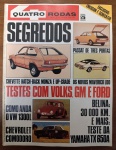 Revista Quatro Rodas Nº 177 (Abril 1975)  Segredo Chevette Hatch, Passat 3 Portas e Maverick LDO Esta histórica edição traz o selo comemorativo de 25 anos da Editora Abril na capa e destaca-se por antecipar grandes tendências estéticas e novidades de mercado que moldariam a segunda metade da década de 1970.