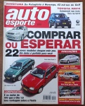 Revista Auto Esporte Nº 440 (Janeiro 2002)  Guia Comprar ou Esperar, Comparativo Clio vs Fiesta Sedan Esta histórica edição de início de ano serve como um valioso documento de época, mapeando as grandes tendências, promessas e reestilizações do mercado automobilístico nacional para o ano de 2002.