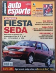 Revista Auto Esporte (Ano 2000) Destaque de Capa: Lançamento exclusivo do Ford Fiesta Sedã (geração fabricada na Bahia)