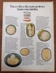 Propaganda Vintage Rara (1973): Creme de Leite Nestlé  "Basta Esta Latinha" com 6 Receitas Clássicas  Memorabília Gastronômica