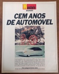 Reportagem Vintage Rara (1984): Cem Anos de Automóvel  Revista Manchete por Fernando Calmon  História e Colecionismo