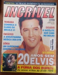 Revista Incrível Nº 51 (Janeiro 1997)  Especial Elvis Presley + Star Trek BorgsExemplar muito interessante da revista Incrível, edição número 51, publicada pela Bloch Editores em janeiro de 1997 (Ano IV). Traz como destaque principal um documento especial sobre a trajetória e o legado de Elvis Presley, marcando os 20 anos de saudade do Rei do Rock.