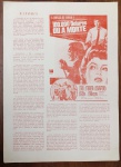 Raro Folheto Programa de Cinema Antigo (1966)  100.000 Dólares ou a Morte (The Doomsday Flight)Excelente oportunidade para cinéfilos, pesquisadores da história da TV/cinema e colecionadores de materiais gráficos de época! Apresentamos o programa/folheto promocional original de cinema impresso para o lançamento nos cinemas brasileiros do eletrizante suspense 100.000 Dólares ou a Morte (The Doomsday Flight), lançado em 1966 pela Universal Pictures